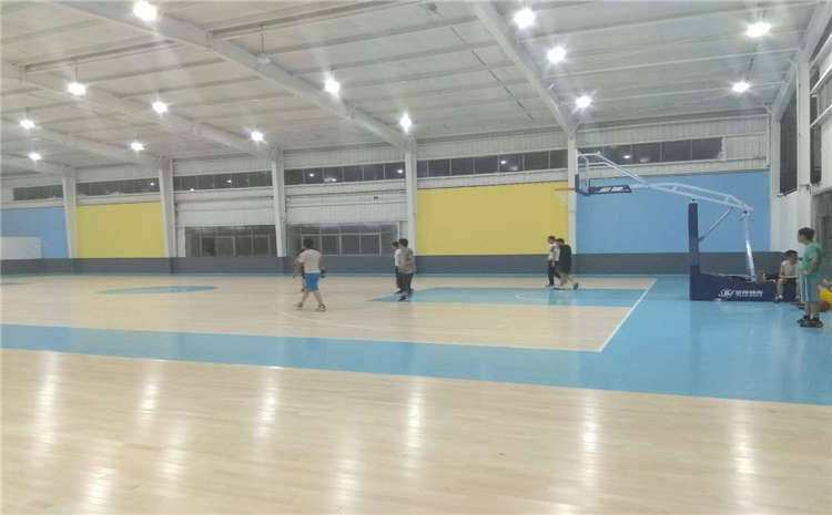 硬木企口籃球地板施工工藝