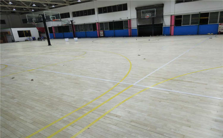 拼接板舞臺木地板翻新施工