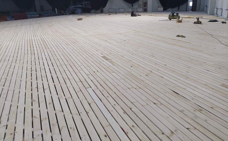 銀川柞木實木運動地板代理商