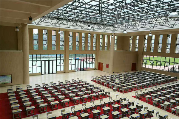 四川瀘州市敘永縣城西實驗學(xué)校運動木地板鋪設(shè)工程案例-6