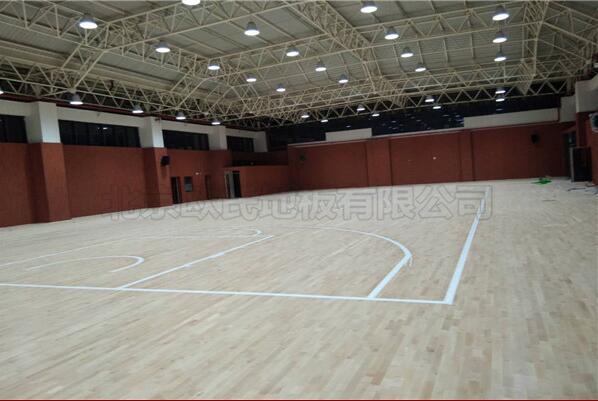 徐州樹恩中學(xué)籃球館木地板成功案例