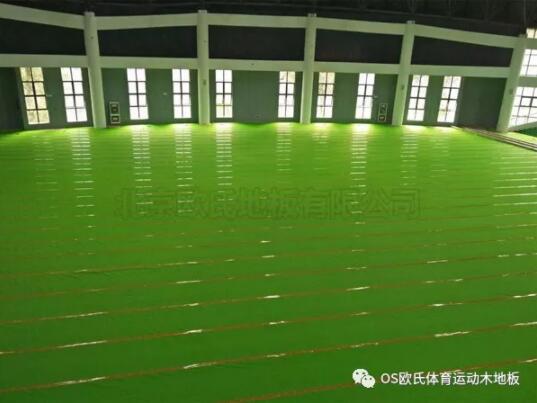黃山市歙縣體育館木地板成功案例