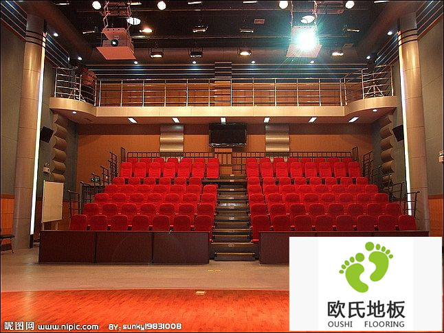 實木運動地板之舞臺用木地板