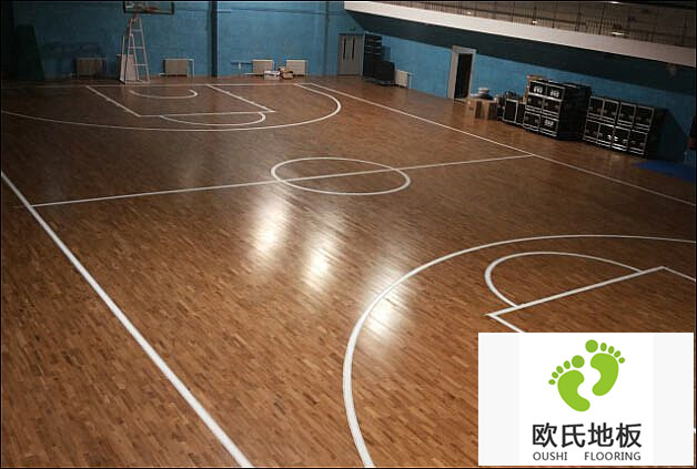 籃球場(chǎng)地板施工案例-北京房山長(zhǎng)溝中學(xué)