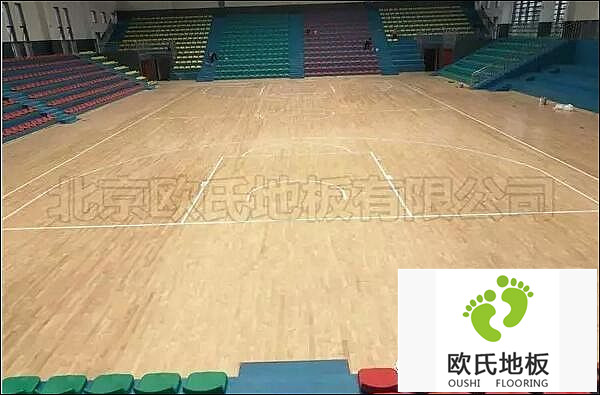 雙龍骨運(yùn)動(dòng)木地板--湖南吉首市花垣縣體育館成功案例