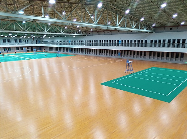 國網(wǎng)湘潭供電公司綜合運(yùn)動(dòng)場(chǎng)木地板工程實(shí)例